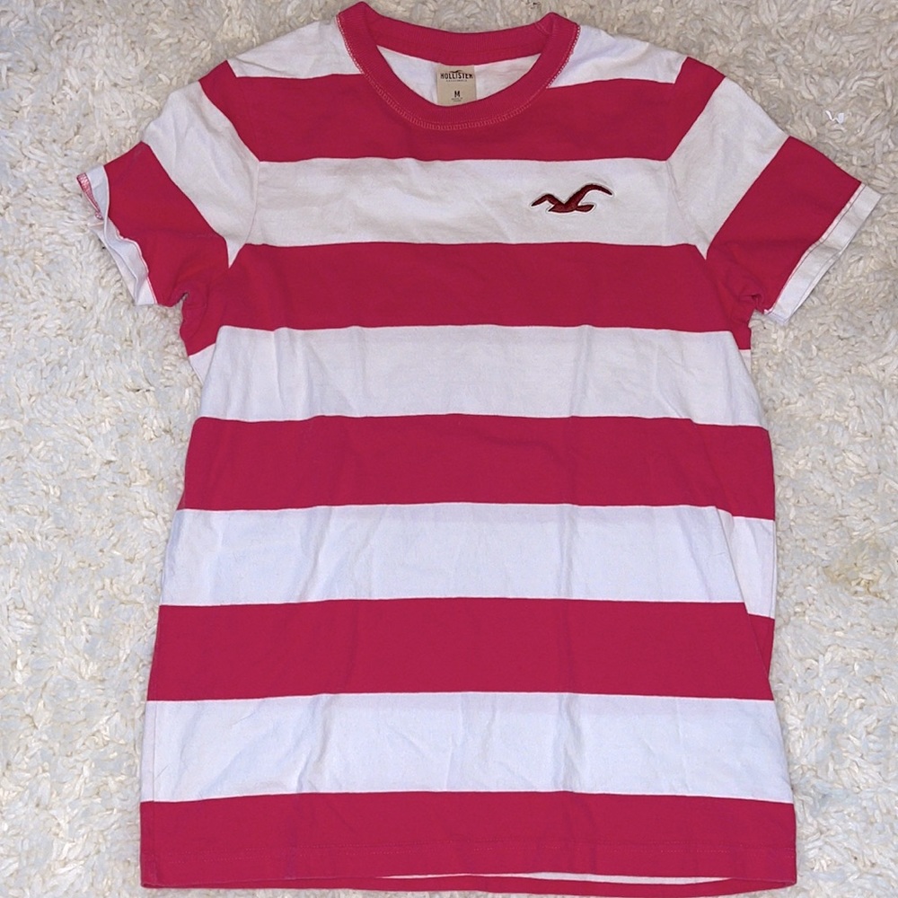 Hollister Mens Stripped Shirt. Medium